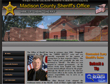 Tablet Screenshot of madisonsheriff.org