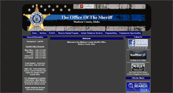 Desktop Screenshot of madisonsheriff.com